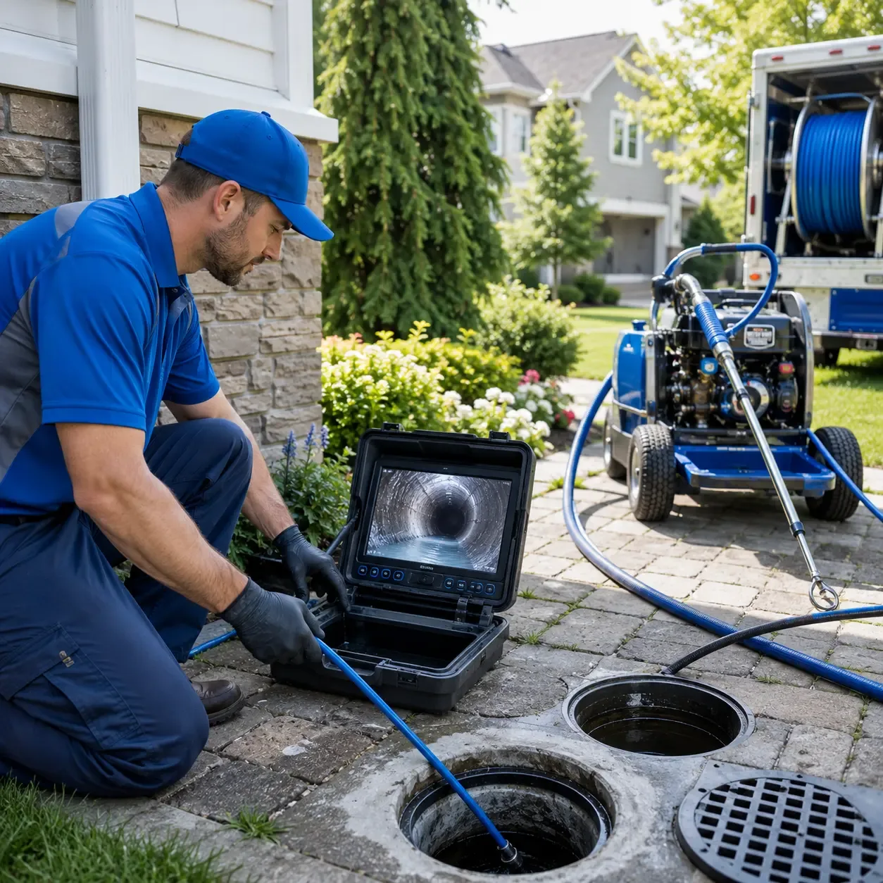 Outdoor drain cleaning professionals serving Glenmoore, PA